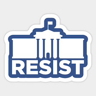 RESIST WH-W Sticker